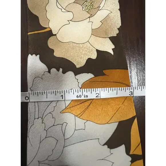Vintage Leonard Paris Silk TieMen's Designer Floral Art Print